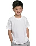 Hanes Classics White Crew Boys Undershirt 4-Pack # B213CL