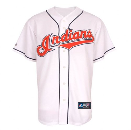 Shin-Soo Choo Jersey: Youth 2011 Majestic Home White Replica #17 Cleveland Indians Jersey - XL