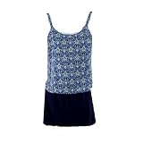 It Figures! Hip Hider Collection Tiffany Glass 2-piece Skirtini Swimsuit RETAIL VALUE $105