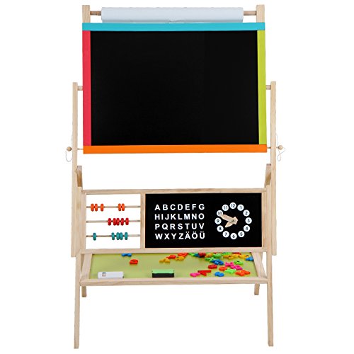 Infantastic Lavagna interattiva 2 in 1 per dipingere in legno