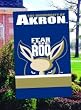 Akron Zips Applique Embroidered Banner Flag 44"x28" NCAA College Athletics Fan Shop Sports Team Merchandise