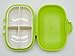 Meta-U- 4 Compartments Pill Case- PP Plastic- for Vitamins |Probiotics | Fish Oil | Calcium Chewables- Pill Organizer for Travel | Daily Dose | Emergencies- 1 Pcs (Green)