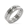 Love Is Patient Love Is Kind Stainless Steel Purity Ring