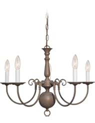 Home Improvement: Volume Lighting V3565-22 Chandelier, Prairie Rock Finish - Volume Lighting