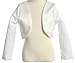 Dreamer P Little Girls Adorable Cute Satin Long Sleeve Bolero Jacket Winter Shoulder Cover