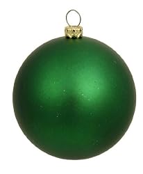Matte Green Indoor/Outdoor Shatterproof Christmas Ball Ornament 4" (100mm)