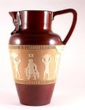 c1905 antique Royal Doulton Egyptian pattern jug