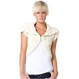 HURLEY COCO SWEATER SHRUG NATURAL XL