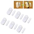 6 Handy Wireless Door & Window Security Sensor Set - Magnetic 6 Handy Wireless Door & Window Security Sensor Set - Magnetic