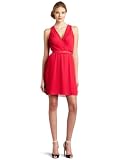 HALSTON HERITAGE Women's Wrap Bodice Dress