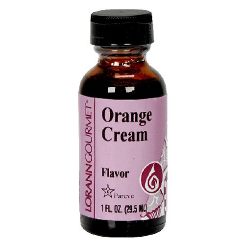 LorAnn Artificial Flavoring Oils, Orange Cream Flavoring Oil, 1-Ounce Bottles (Pack of 4) by LorAnn Oils