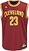 Lebron James Cleveland Cavaliers NBA Adidas Men's Replica Jersey - Burgundy
