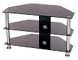 Levv TV700800BCH - Stand For Plasma Or LCD TV Up To 32'' - Black & Chrome Glass
