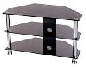 Levv TV700800BCH - Stand For Plasma Or LCD TV Up To 32'' - Black & Chrome Glass