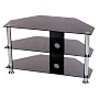 Levv TV700800BCH - Stand For Plasma Or LCD TV Up To 32'' - Black & Chrome Glass