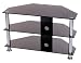 Levv TV700800BCH - Stand For Plasma Or LCD TV Up To 32'' - Black & Chrome Glass