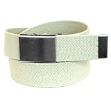 Levi's Men's Cotton Web Belt,Beige,42"