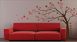 Huge Japanese Maple Tree Wall Mural Decal Stickers