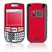 Solid State Red Design Protective Skin Decal Sticker for Palm Treo 750/ 755 Cell Phone (Front piece only)