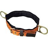 Miller Titan by Honeywell T3320/MAF Tongue Buckle Body Belt with Side D-Rings and 3-Inch Back Pad, Medium