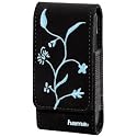 Hama Handy-K&ouml;chertasche "Flora", Schwarz/Blau