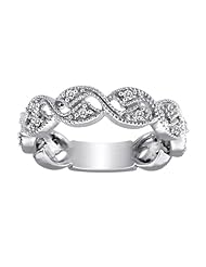 10k White Gold Diamond Ring (1/6 cttw, H-I Color, I1-I2 Clarity)