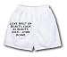 White Boxer Short with Love built on beauty, soon as beauty, dies. - John Donne