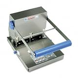 41dDPzhRvbL. SL160  CARL 63300 Model xhc 3300 extra heavy duty 300 sheet 3 hole punch, 9/32 holes, gray/blue