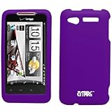 EMPIRE Purple Rubberized Hard Case Cover for HTC Merge 6325