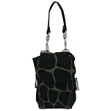 Giraffe Print Brown and Black PDA Case Baggallini ~ with pockets