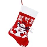 BOSTON RED SOX MLB KNIT CHRISTMAS STOCKING HOLIDAY SNOWMAN-SNOWFLAKE NWT VERY CUTE!!!