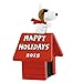 Hallmark Peanuts Snoopy Flying Ace on Doghouse Happy Holidays Christmas Ornament