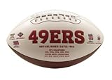 San Francisco 49ers Embroidered Signature Series Football