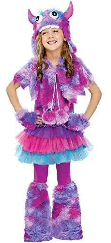 Fun World Polka Dot Monster Girls Costume Medium (8-10)