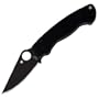 Spyderco ParaMilitary G-10 Plain Edge Knife, Black
