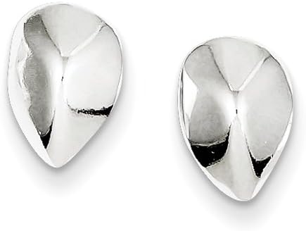 925 Sterling Silver Indian Polished Post Earrings