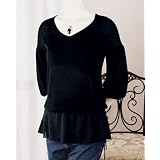 Sheer Jersey Knit Sweater at J. Marco