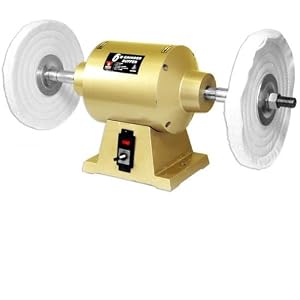 Pro-Grade 2.35 Amp 6-Inch Bench Grinder Buffer with 2 Buffering Wheels by Neiko