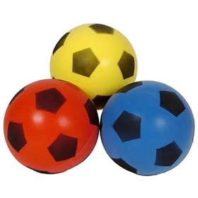 Sponge Football - One Supplied, Assorted Colours