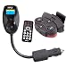 Pyle PLFMTR8 USB SD Card MP3/WMA Player Car FM Transmitter with Adjustable Gooseneck Mount and Steering Wheel Remote Control
