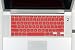 Red Silicone Keyboard Dust & Liquid Protector for Apple MacBook / Pro / Air / All MacBook Models