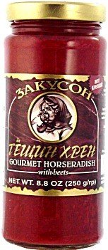 Zakuson Gourmet Horseradish with Beets( 8.8 oz 250 g ) by Zakuson