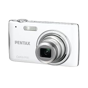Pentax Optio P80 12.1MP Digital Camera with 4x Wide Angle Optical Zoom with Shake Reduction and 2.7-inch LCD (White)