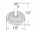 DC America UBP18181-BR 18-Inch Cast Stone Umbrella