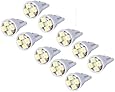 Cutequeen 10PCS LED Car Lights Bulb White T10 2835 4-SMD 80 Lumens 194 168 (pack of 10)