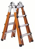 Tricam FL-17 Gorilla Ladders 17-Foot Fiberglass Multiposition Ladder, ANSI Type IA, 300-Pound Capacity