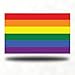 Customize Right Rainbow Flag Gay Pride - Sticker Decal Bumper Window - Equal Rights Movement Marriage Evolve