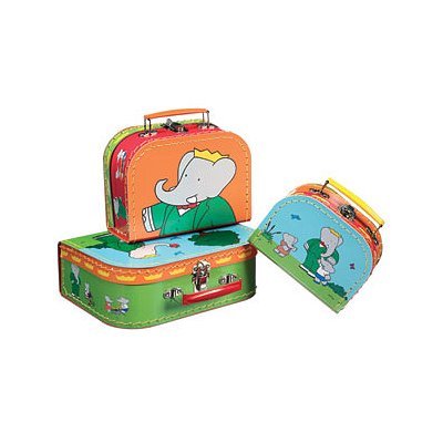 Petit Jour - Babar - Set de 3 valises Babar