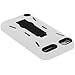 White/Black Hybrid Rugged Hard Silicone Case Cover w/Stand for Apple iPod Touch 5th Generation 5G 5