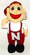 Nebraska Cornhuskers NCAA Mascot Pillow